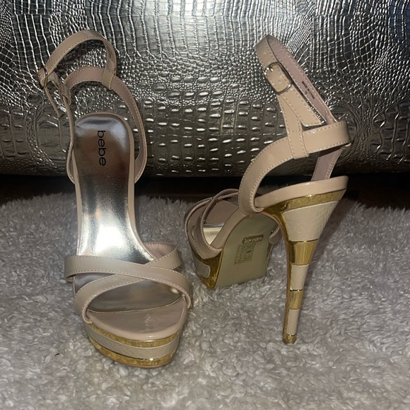 NEW Addison BEBE Platform stiletto heels - Picture 1 of 11